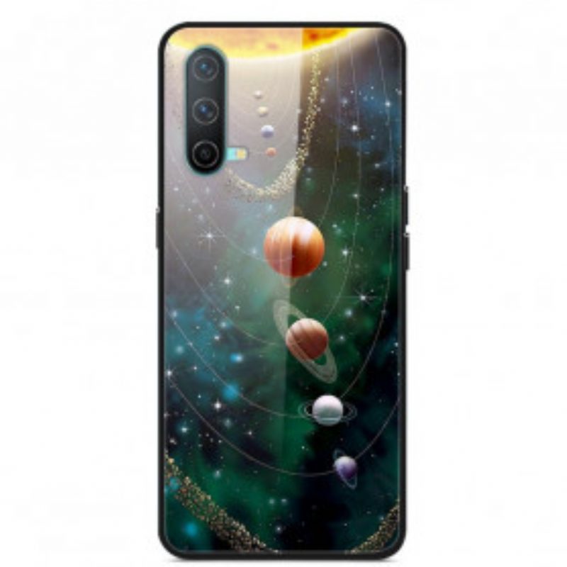 Cover OnePlus Nord CE 5G Sistema Solare Pianeta In Vetro Temperato