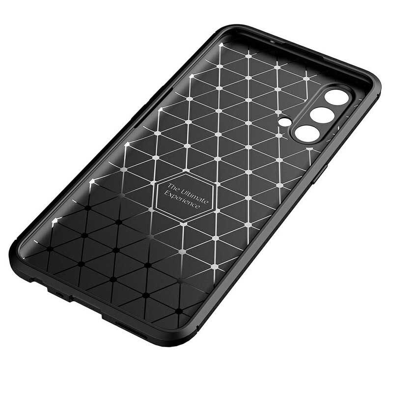 Cover OnePlus Nord CE 5G Struttura Flessibile In Fibra Di Carbonio