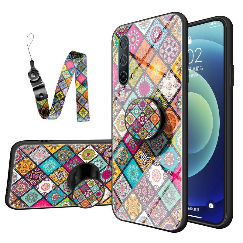 Cover OnePlus Nord CE 5G Supporto Magnetico Patchwork