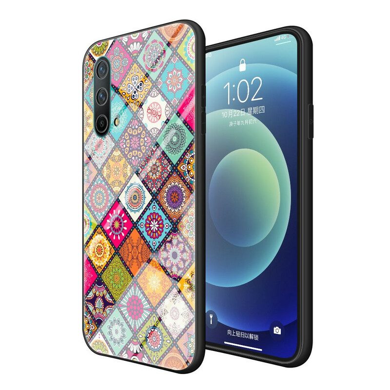 Cover OnePlus Nord CE 5G Supporto Magnetico Patchwork