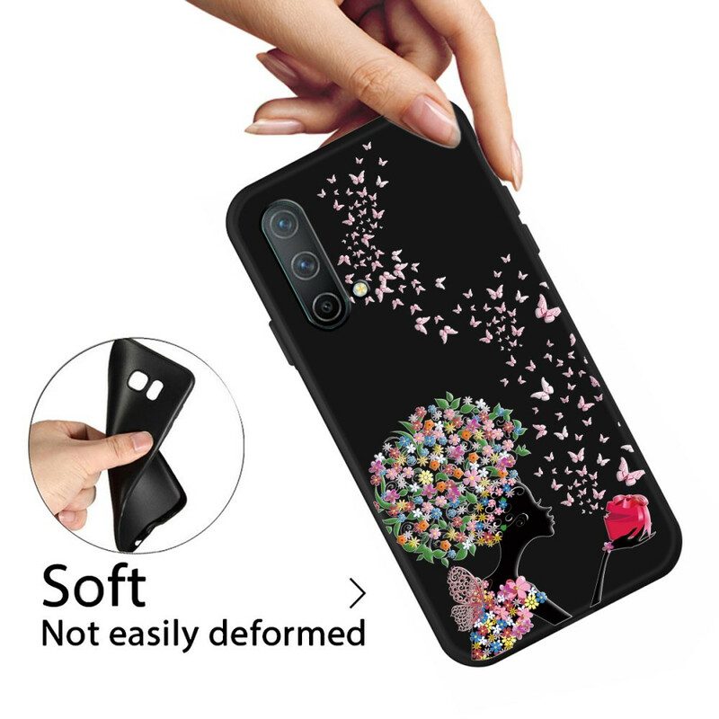 Cover OnePlus Nord CE 5G Testa Di Fiore Donna