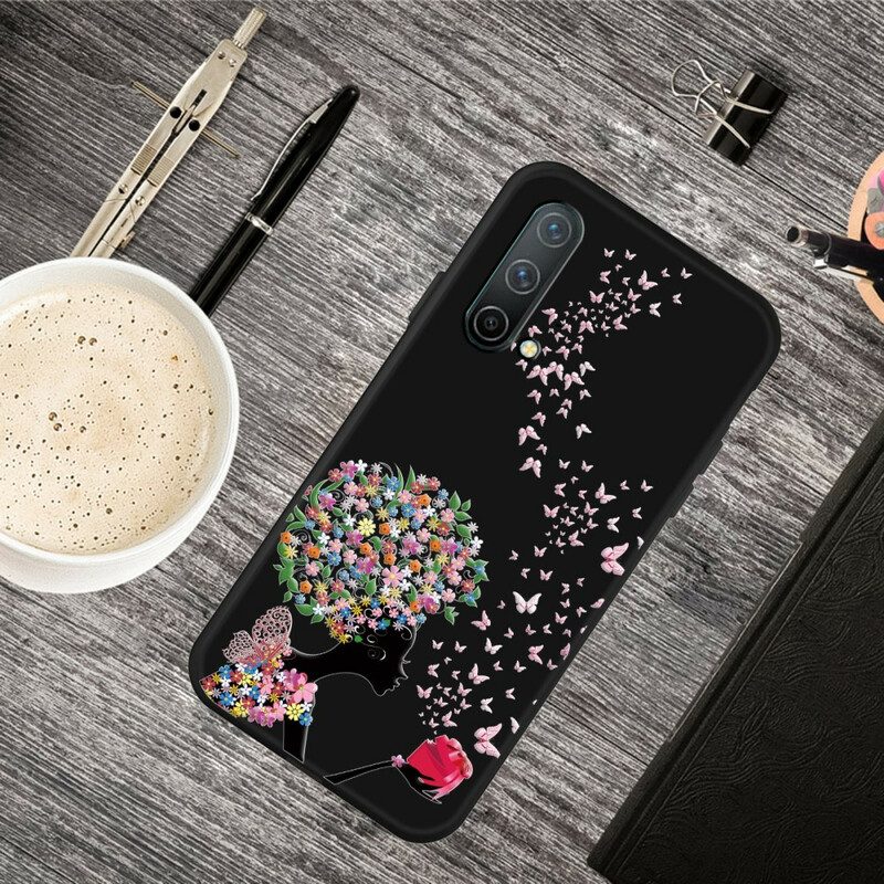 Cover OnePlus Nord CE 5G Testa Di Fiore Donna