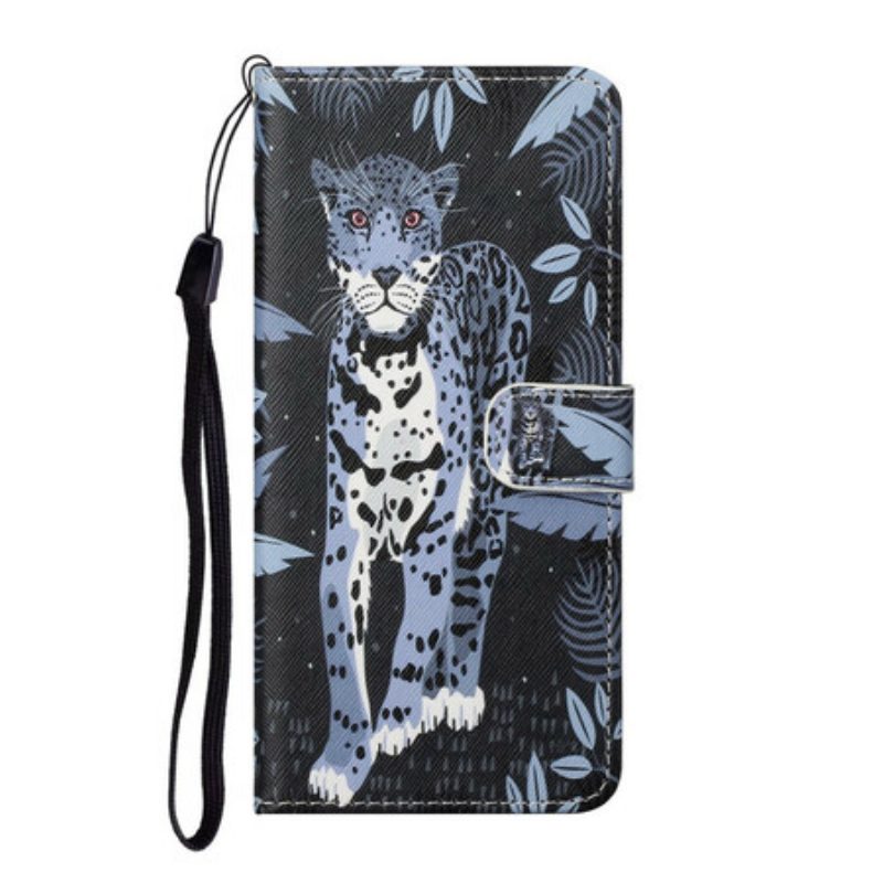 Custodia A Portafoglio OnePlus Nord CE 5G Leopardo Con Spalline