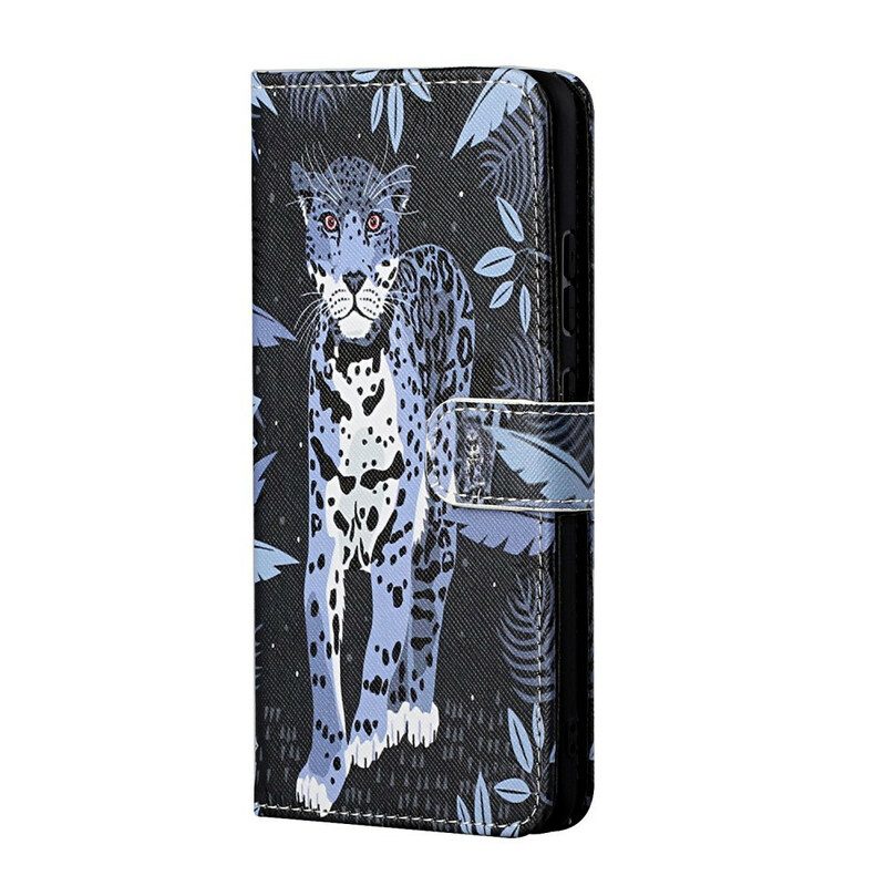 Custodia A Portafoglio OnePlus Nord CE 5G Leopardo Con Spalline