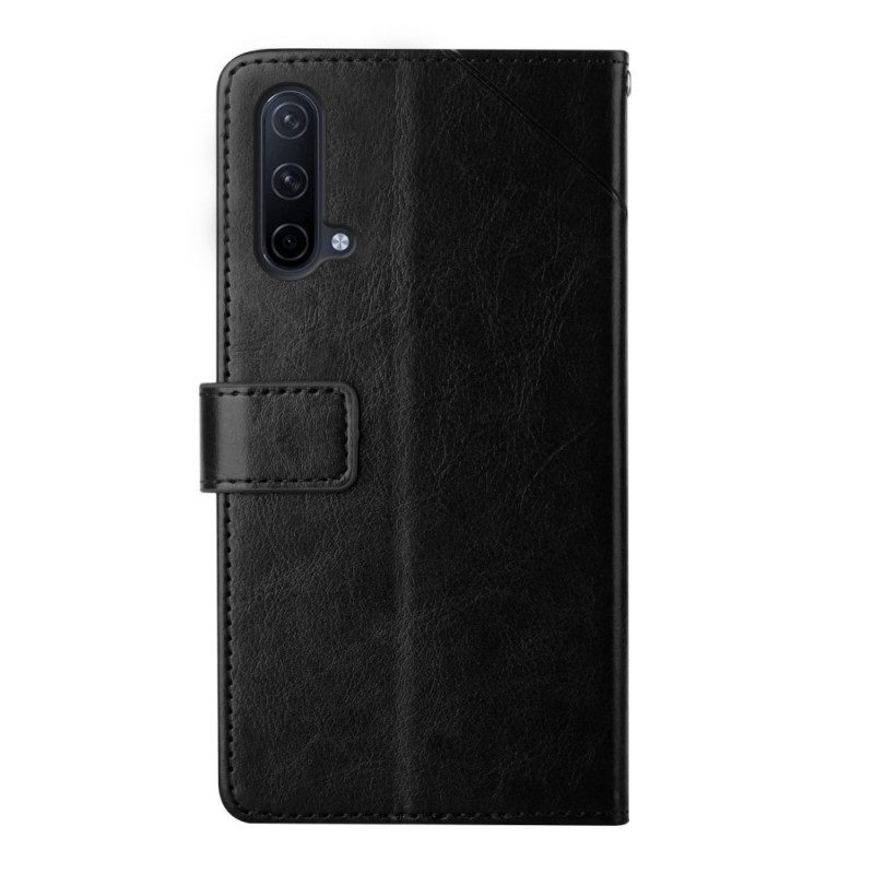 Custodia A Portafoglio OnePlus Nord CE 5G Stile Pelle Geo Y Design