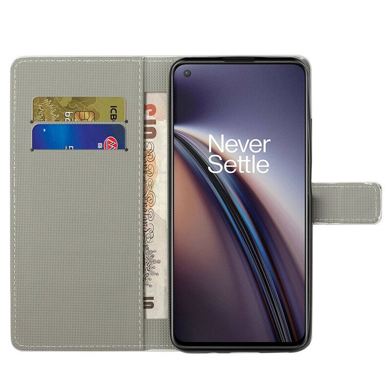 Custodia in pelle OnePlus Nord CE 5G Bandiera Americana