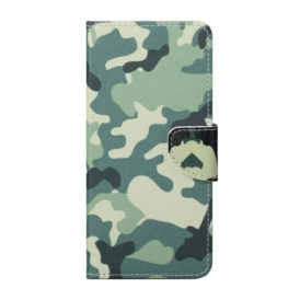 Custodia in pelle OnePlus Nord CE 5G Camuffamento Militare