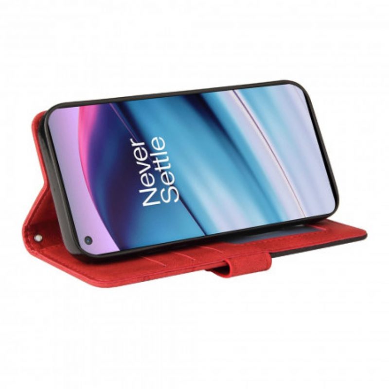 Custodia in pelle OnePlus Nord CE 5G Ecopelle Firmata Bicolore