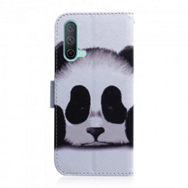 Custodia in pelle OnePlus Nord CE 5G Faccia Da Panda