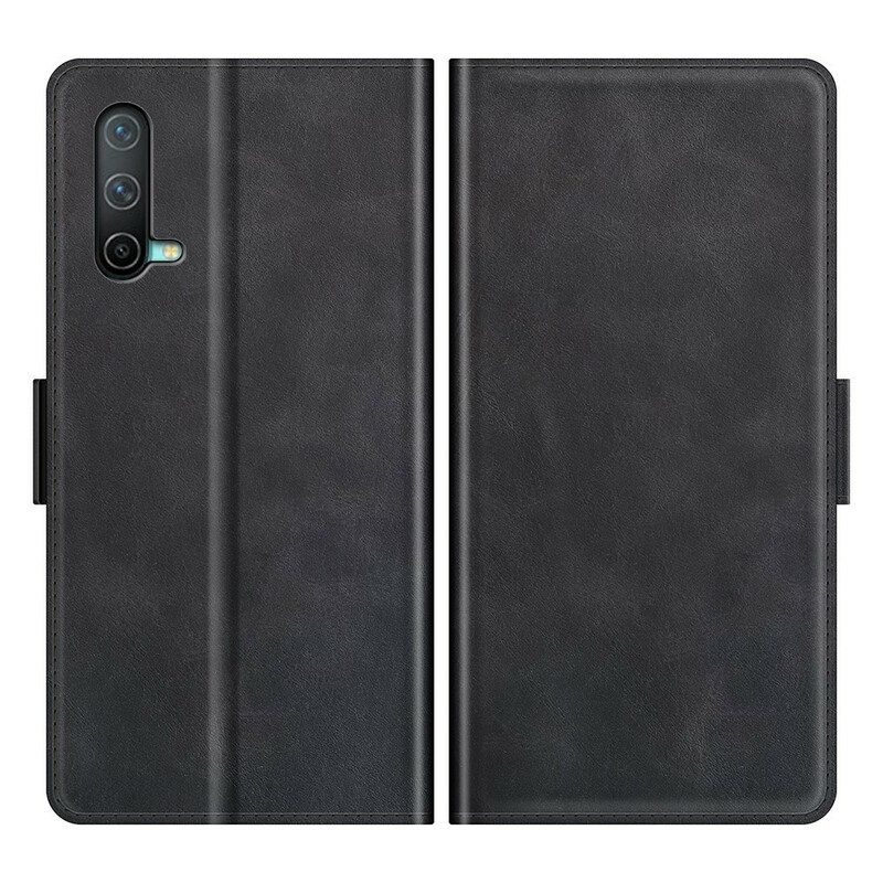 Custodia in pelle OnePlus Nord CE 5G Folio Cover Doppia Patta Classica