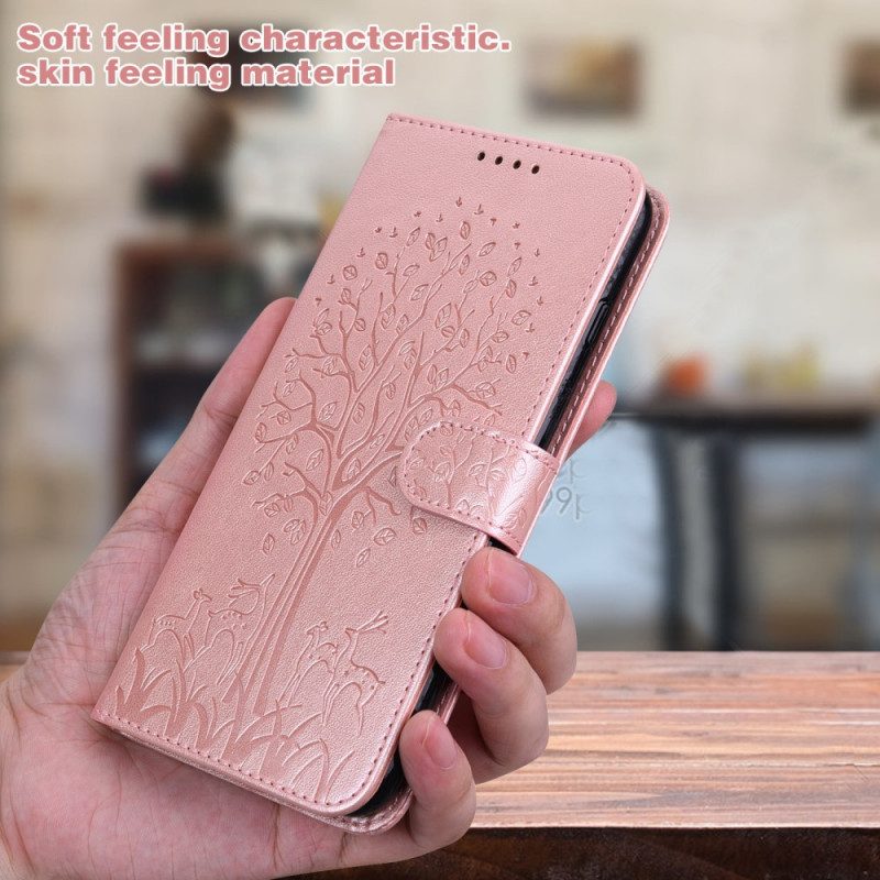 Folio Cover OnePlus Nord CE 5G Albero E Cervo