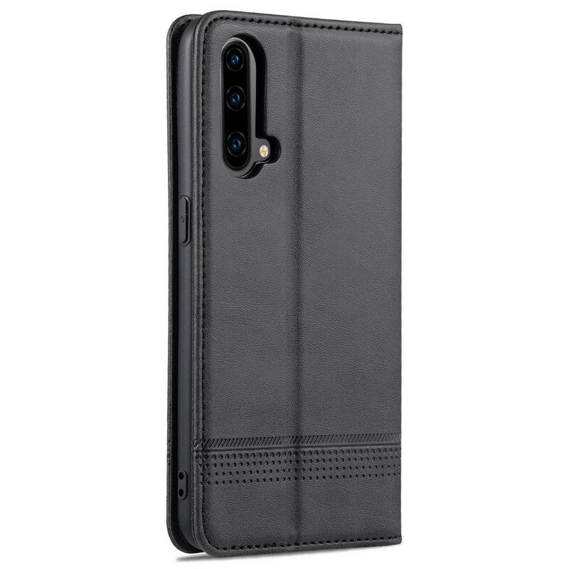 Folio Cover OnePlus Nord CE 5G Custodia in pelle Stile In Pelle Azns