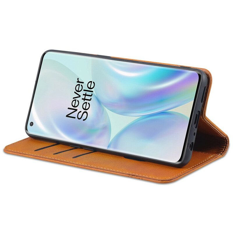 Folio Cover OnePlus Nord CE 5G Custodia in pelle Stile In Pelle Azns