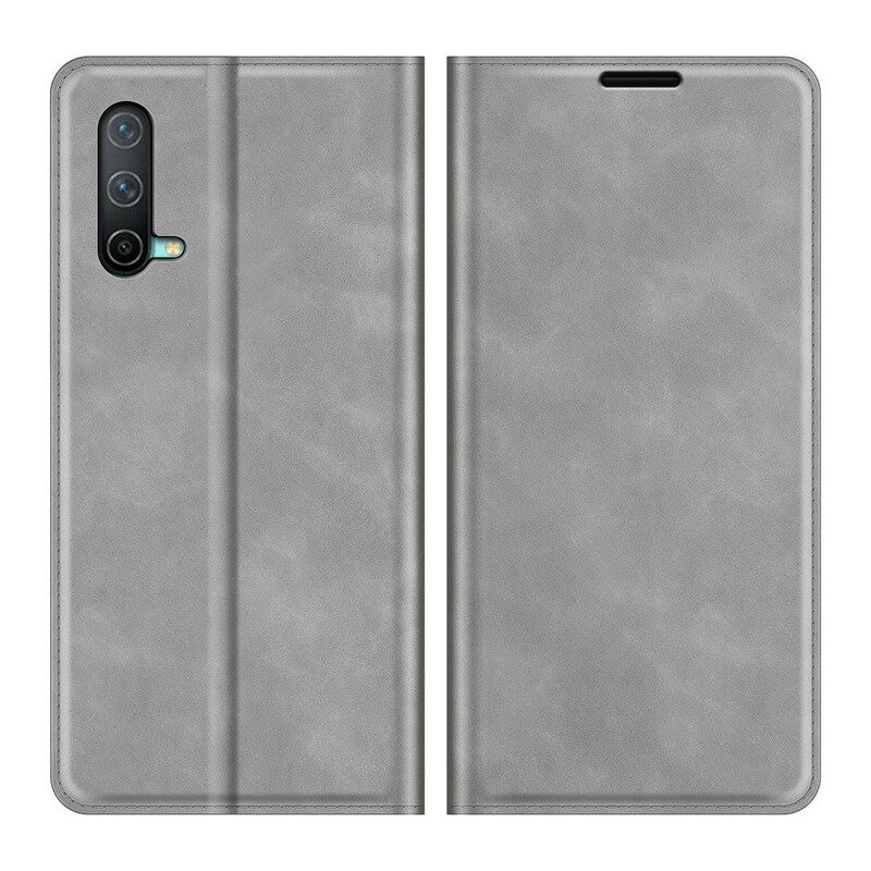 Folio Cover OnePlus Nord CE 5G Custodia in pelle Tocco Di Pelle