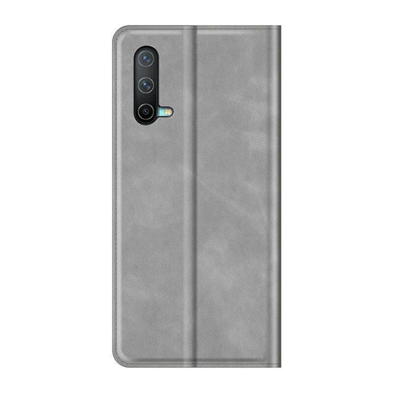 Folio Cover OnePlus Nord CE 5G Custodia in pelle Tocco Di Pelle