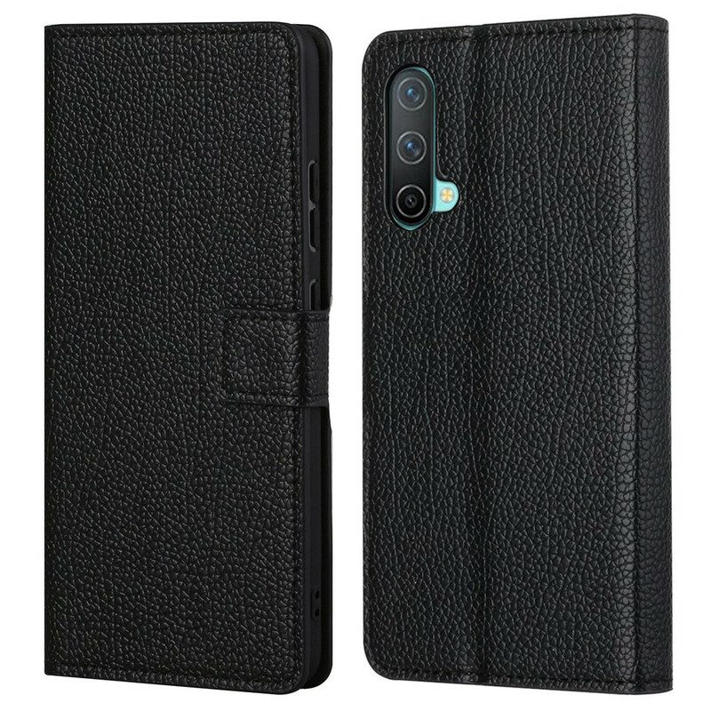 Folio Cover OnePlus Nord CE 5G Effetto Pelle Grana Litchi