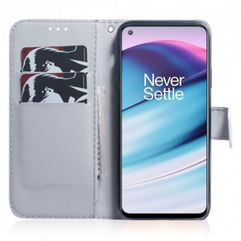 Folio Cover OnePlus Nord CE 5G Faccia Da Tigre