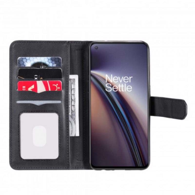 Folio Cover OnePlus Nord CE 5G Portacarte Multifunzione Da 10 Carte