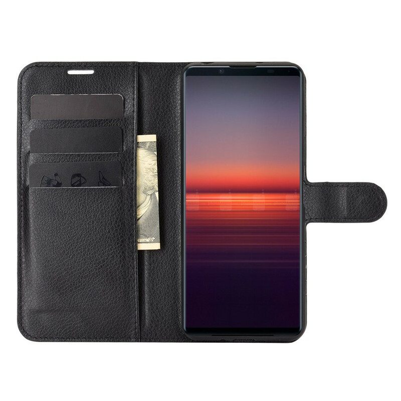 Folio Cover Sony Xperia 5 II Ecopelle Classica