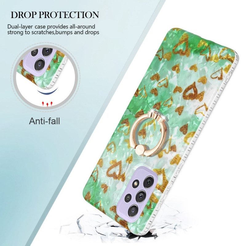 Cover Samsung Galaxy A23 5G Cuori Con Anello-supporto