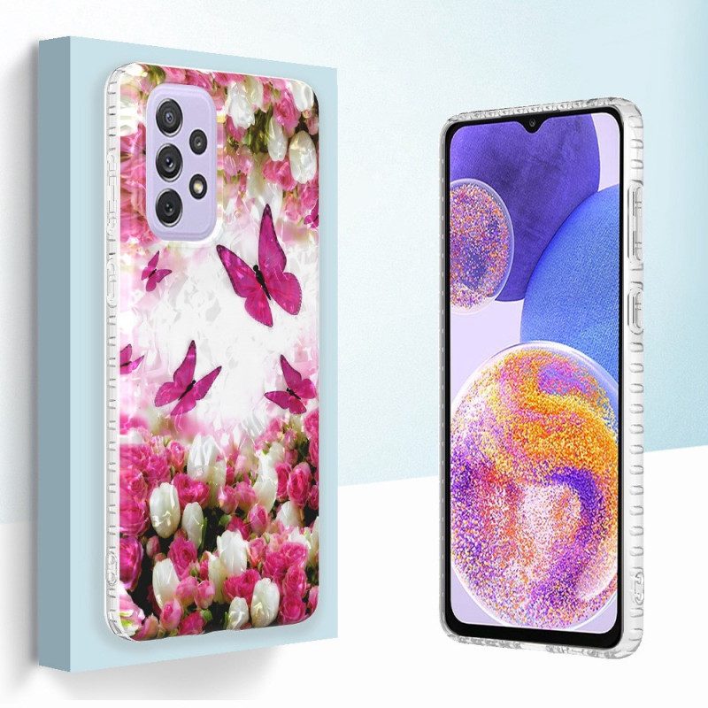 Cover Samsung Galaxy A23 5G Farfalle Alla Moda