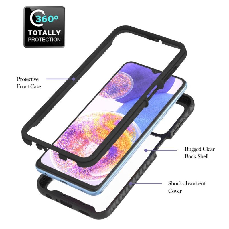 Cover Samsung Galaxy A23 5G Trasparente Con Anello-supporto