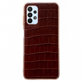 Cover Samsung Galaxy A23 5G Vera Pelle Stile Coccodrillo