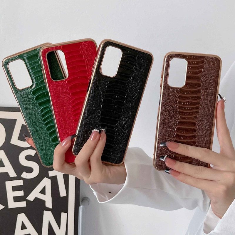 Cover Samsung Galaxy A23 5G Vera Pelle Stile Coccodrillo