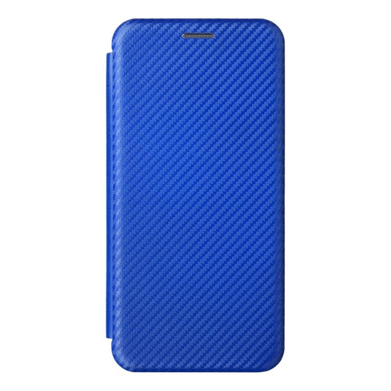 Folio Cover Samsung Galaxy A23 5G Custodia in pelle Fibra Di Carbonio Colorata