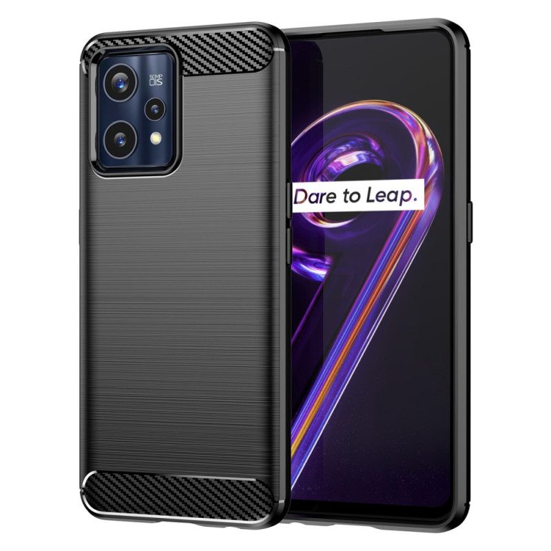 Cover Realme 9 Pro Plus Fibra Di Carbonio Spazzolata