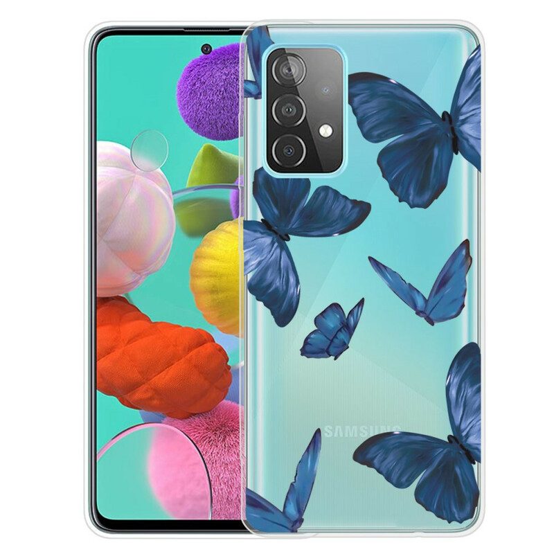 Cover Samsung Galaxy A72 4G / A72 5G Farfalle Selvatiche