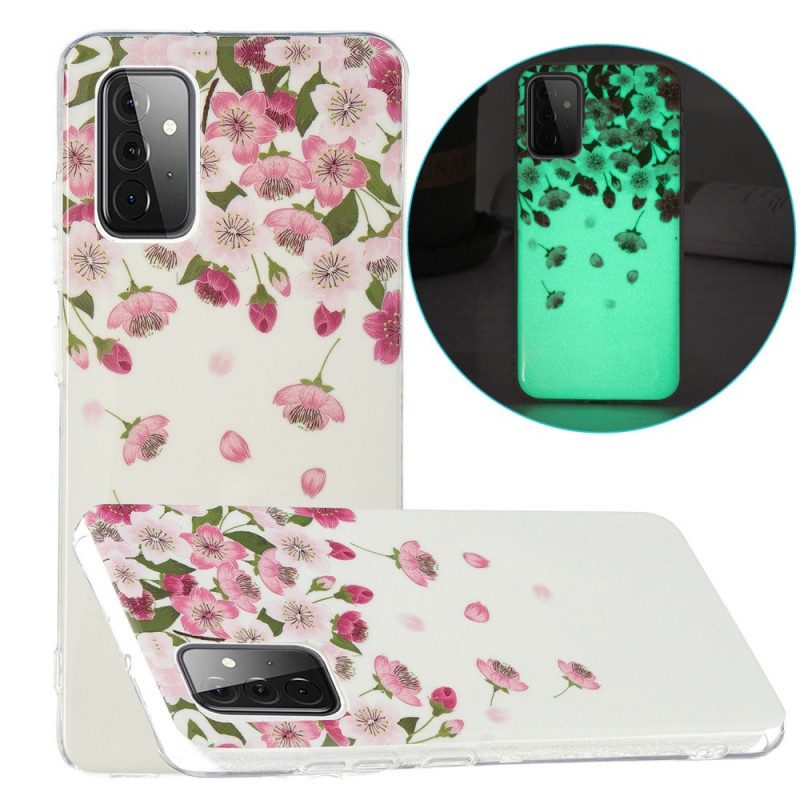 Cover Samsung Galaxy A72 4G / A72 5G Fiori Fluorescenti