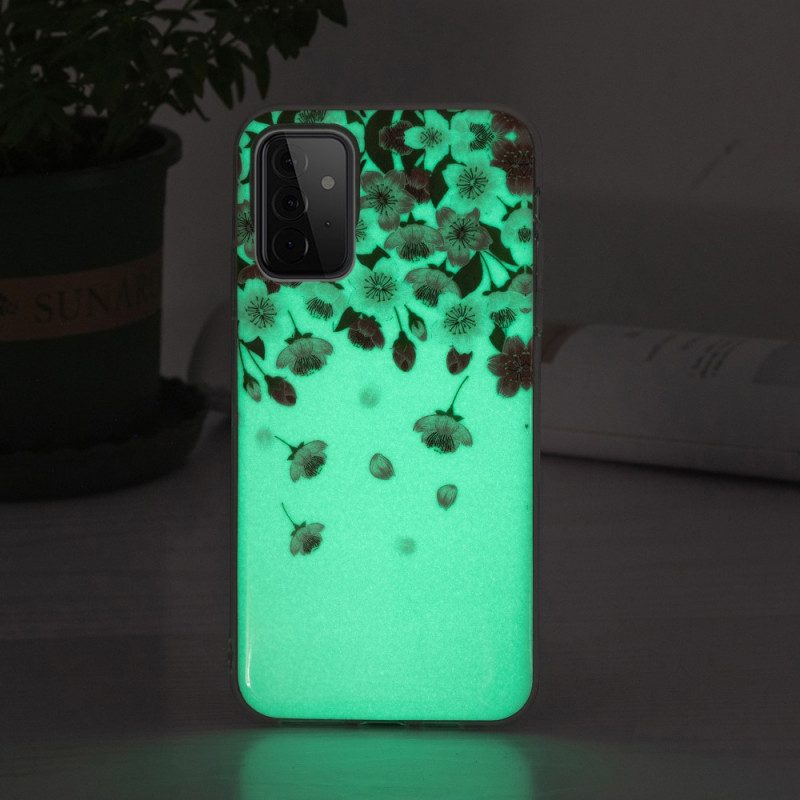 Cover Samsung Galaxy A72 4G / A72 5G Fiori Fluorescenti