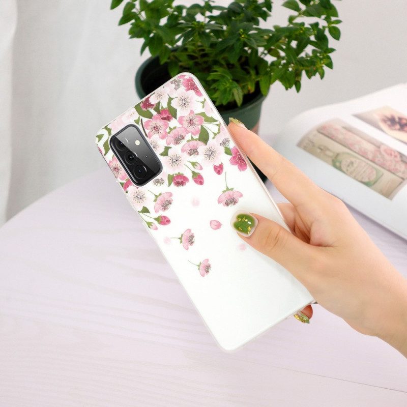 Cover Samsung Galaxy A72 4G / A72 5G Fiori Fluorescenti