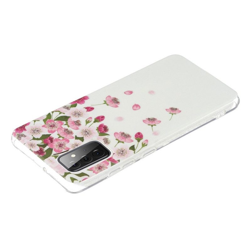 Cover Samsung Galaxy A72 4G / A72 5G Fiori Fluorescenti