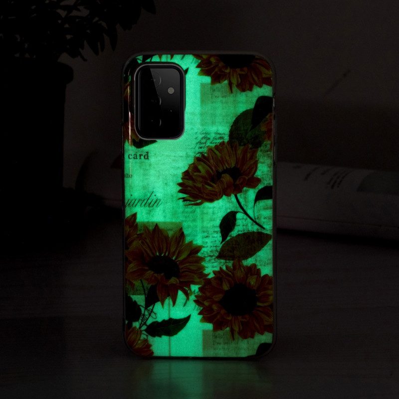 Cover Samsung Galaxy A72 4G / A72 5G Girasoli Fluorescenti