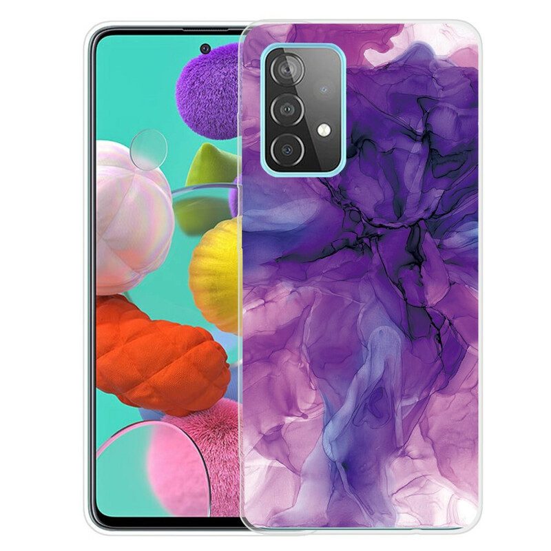 Cover Samsung Galaxy A72 4G / A72 5G Marmo Colorato