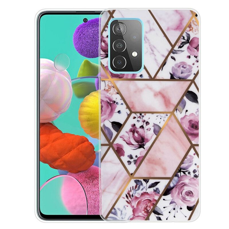 Cover Samsung Galaxy A72 4G / A72 5G Marmo Geometrico