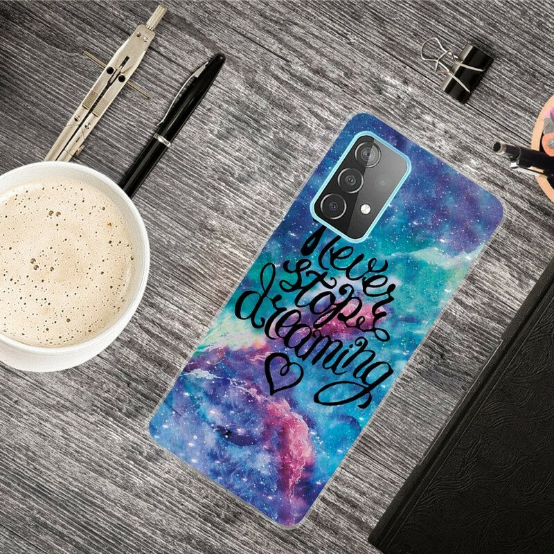 Cover Samsung Galaxy A72 4G / A72 5G Non Smettere Mai Di Sognare