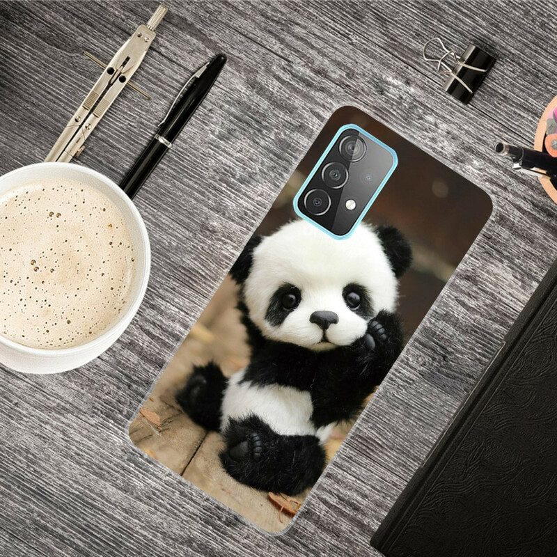 Cover Samsung Galaxy A72 4G / A72 5G Panda Flessibile