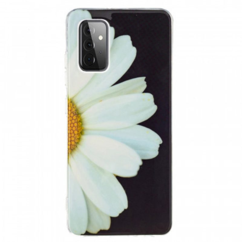 Cover Samsung Galaxy A72 4G / A72 5G Serie Di Fiori Fluorescenti