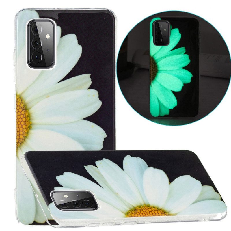 Cover Samsung Galaxy A72 4G / A72 5G Serie Di Fiori Fluorescenti