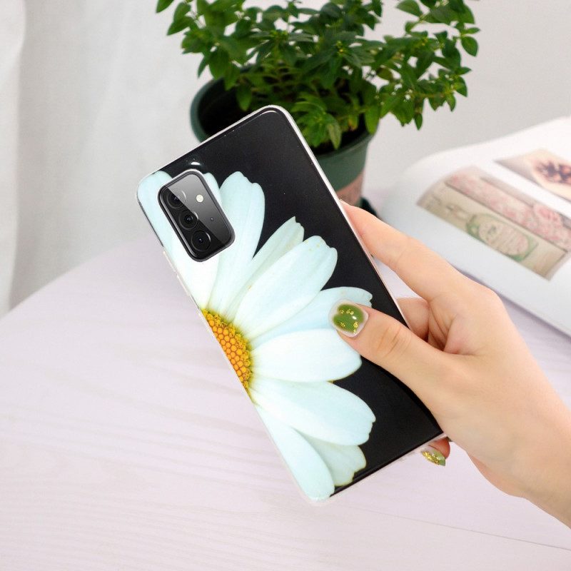 Cover Samsung Galaxy A72 4G / A72 5G Serie Di Fiori Fluorescenti