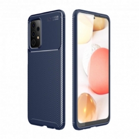 Cover Samsung Galaxy A72 4G / A72 5G Struttura Flessibile In Fibra Di Carbonio