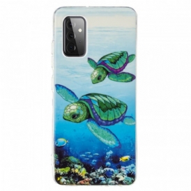 Cover Samsung Galaxy A72 4G / A72 5G Tartarughe Fluorescenti