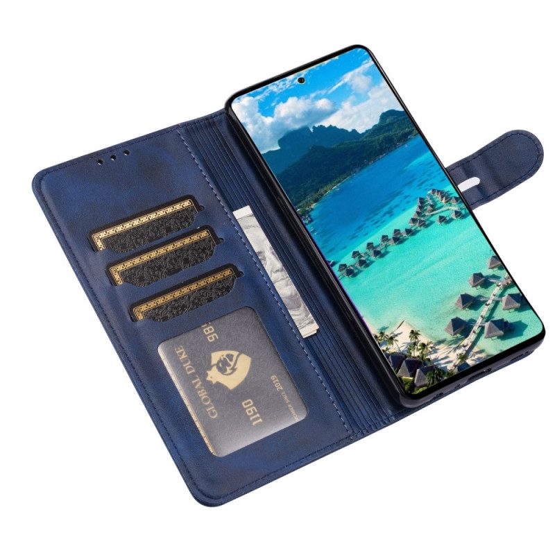 Custodia in pelle Samsung Galaxy A72 4G / A72 5G Gattino