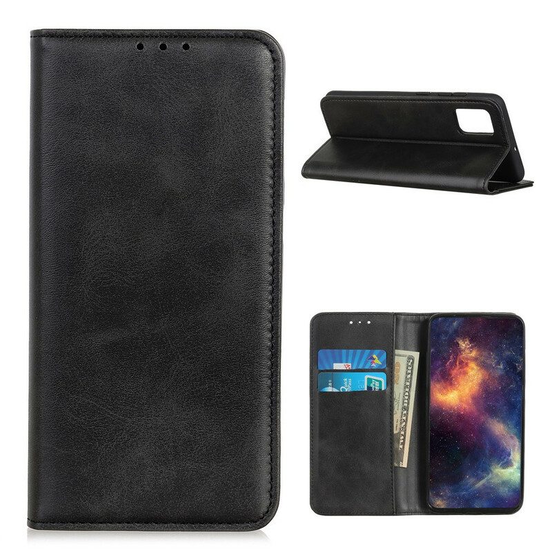 Folio Cover Samsung Galaxy A72 4G / A72 5G Custodia in pelle Cuoio Spaccato