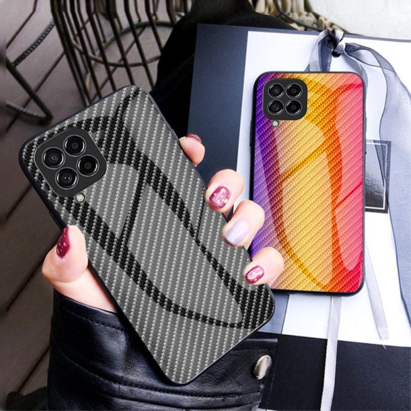 Cover Samsung Galaxy M53 5G Vetro Temperato In Fibra Di Carbonio