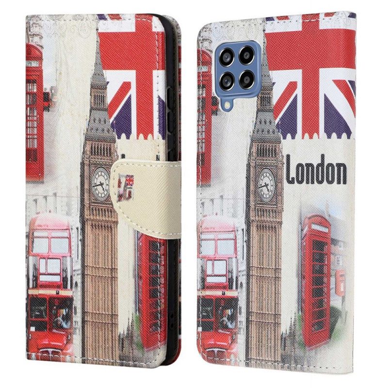 Custodia in pelle Samsung Galaxy M53 5G Londra