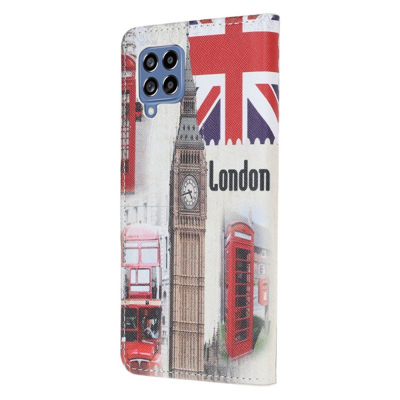 Custodia in pelle Samsung Galaxy M53 5G Londra